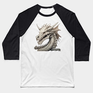 Skull Dragon Baseball T-Shirt